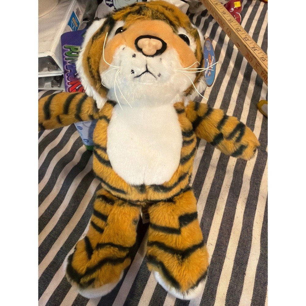Fiesta Tiger Plush Stuffed Animal Orange Black Striped Jungle Cat Vernon CA90058